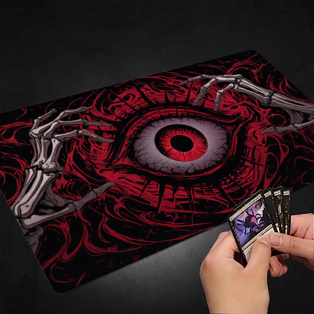 Board Game Electronic Table - Terrifying Red Eye TCG Playmat Magic