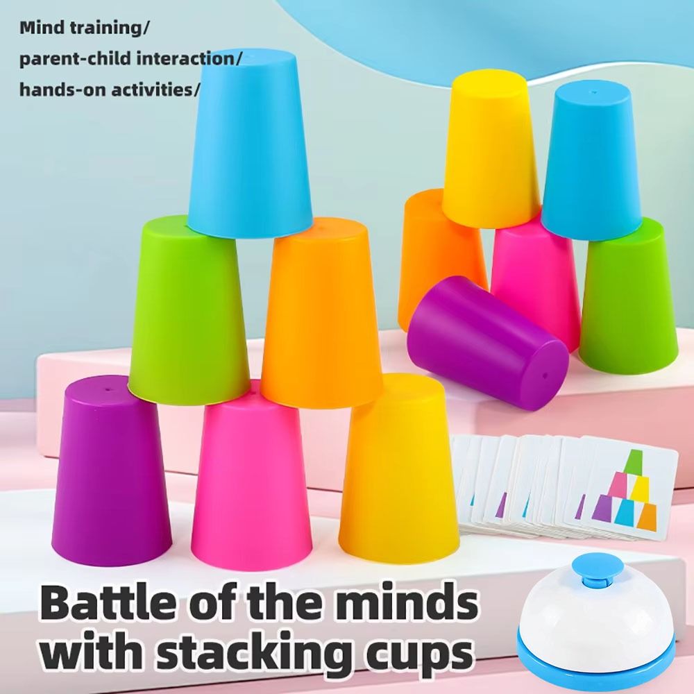 Color Learning Stacking Cup Ga - Board Game Quick 评论和价格