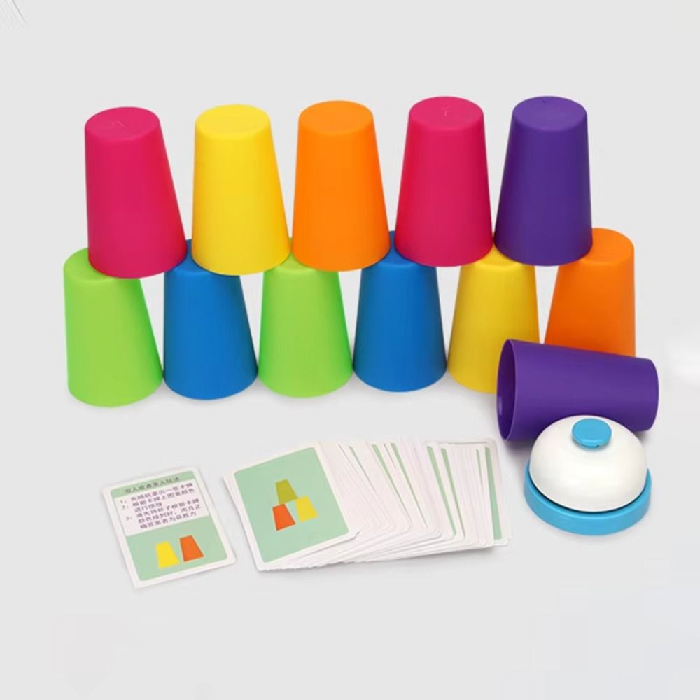 Color Learning Stacking Cup Ga - Board Game Quick 评论和价格