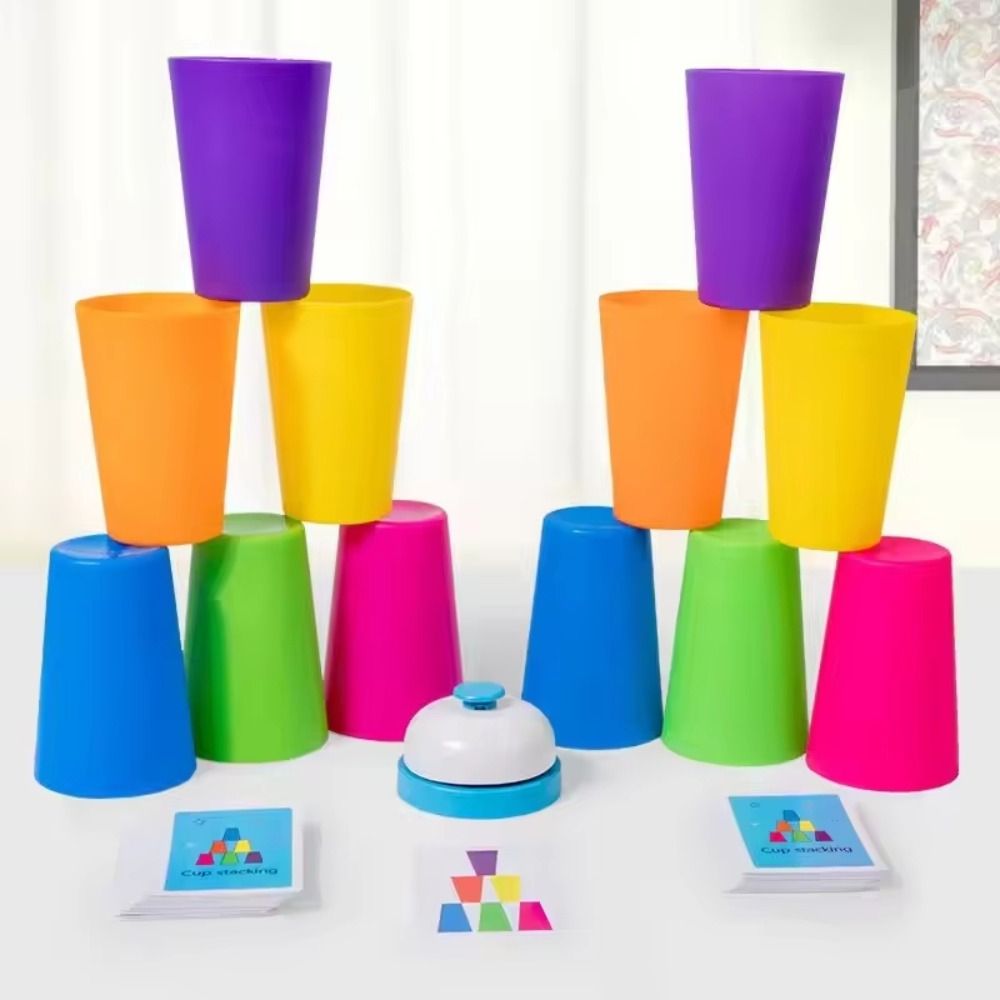 Color Learning Stacking Cup Ga - Board Game Quick 评论和价格