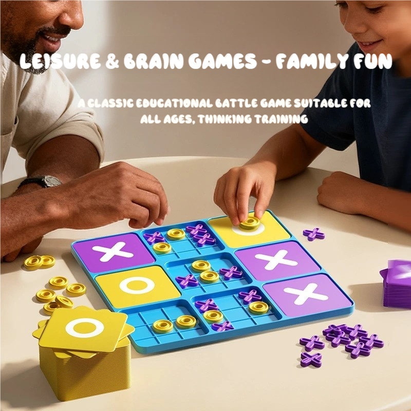 A Nine-Square Xo Tic-Tac-Toe B - Board Game Electronic Table 评论和价格