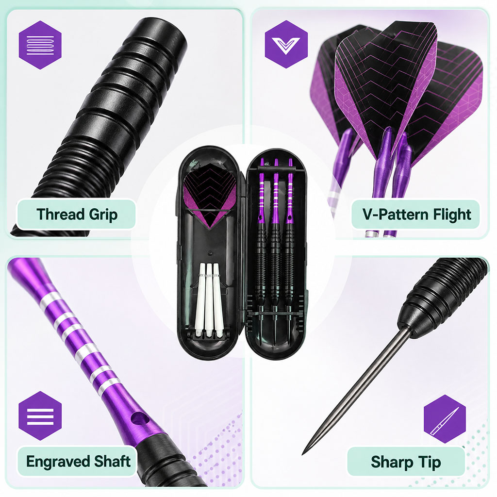 Indoor Sport Steel Tip Darts S - Board Game Organization 评论和价格