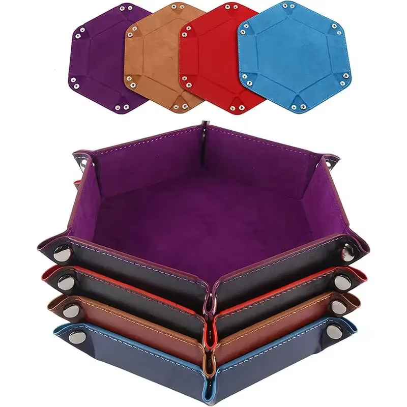1pc Hexagonal Dice Tray and Mi - Board Game Organization 评论和价格