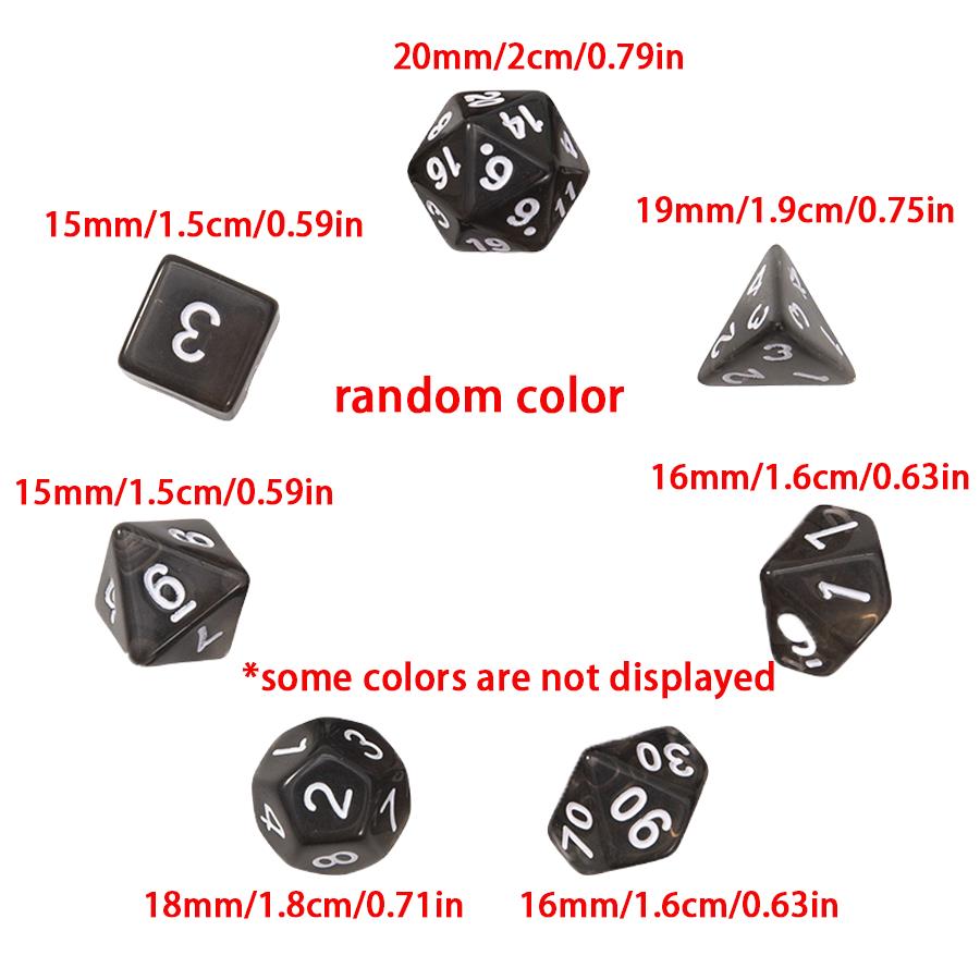 16/40pcs Polyhedral Game Dice, - Board Game Organization 评论和价格
