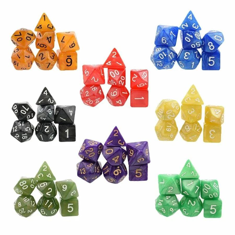 16/40pcs Polyhedral Game Dice, - Board Game Organization 评论和价格